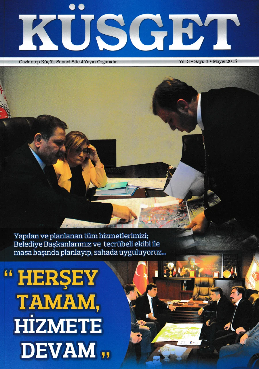 KÜSGET Dergisi Mayıs 2015