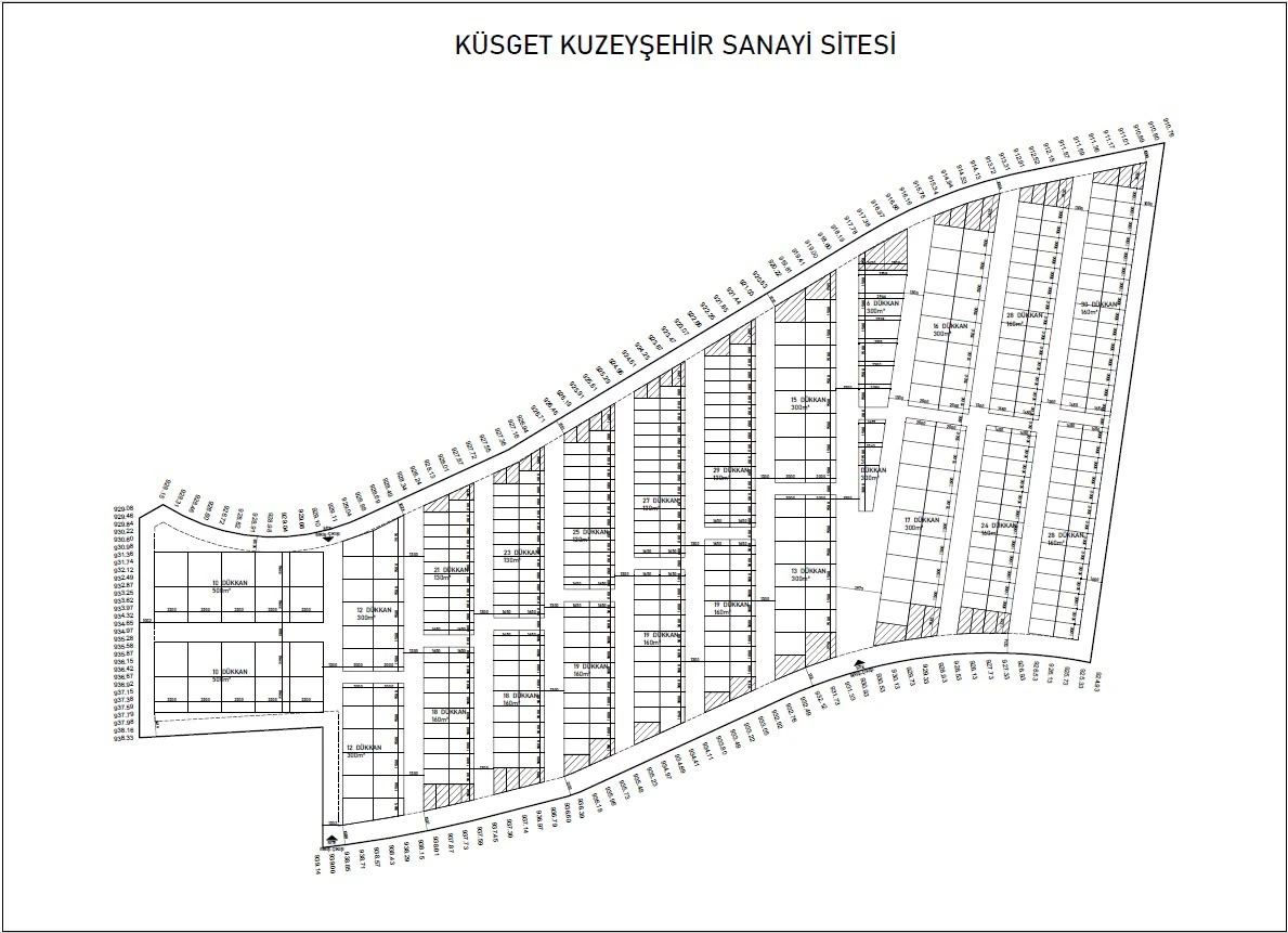 K. Karadinek Sanayi Etabı - Kuzey Şehir Kroki